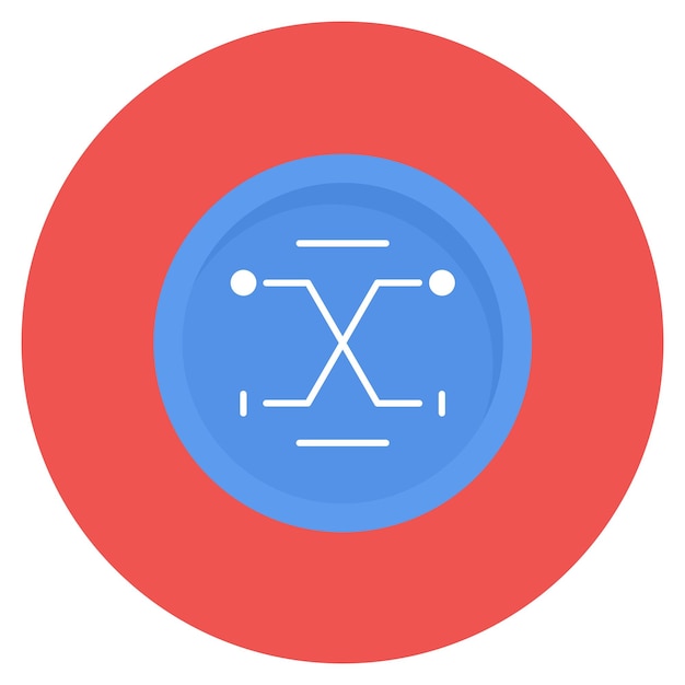 Fuzzy Logic Flat Illustration