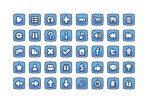 Game Button Templates