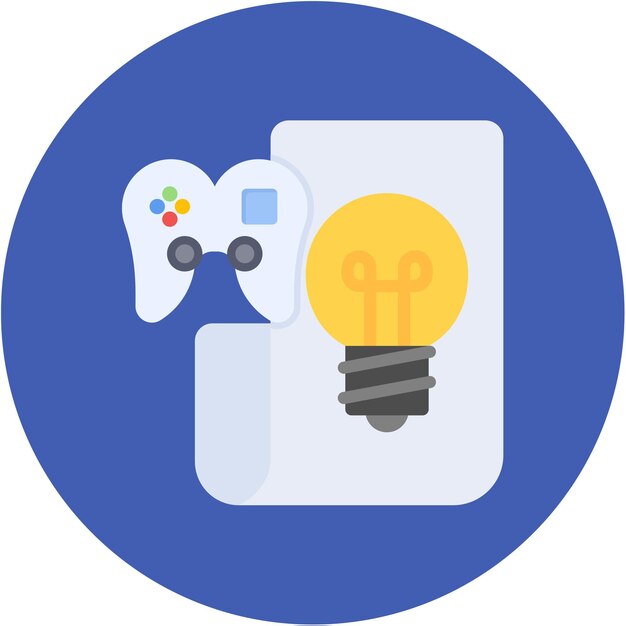 Game Concept icon vector image Can be used for Game Design