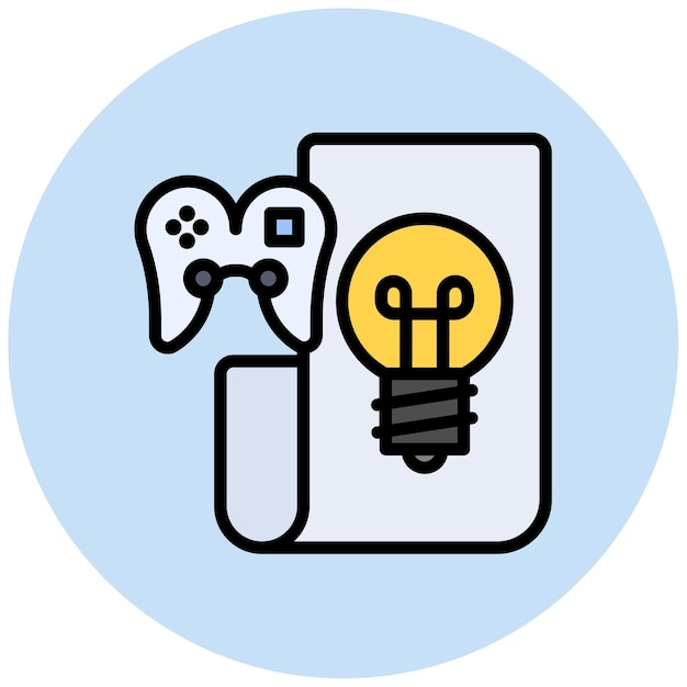 Game Concept icon vector image Can be used for Game Design