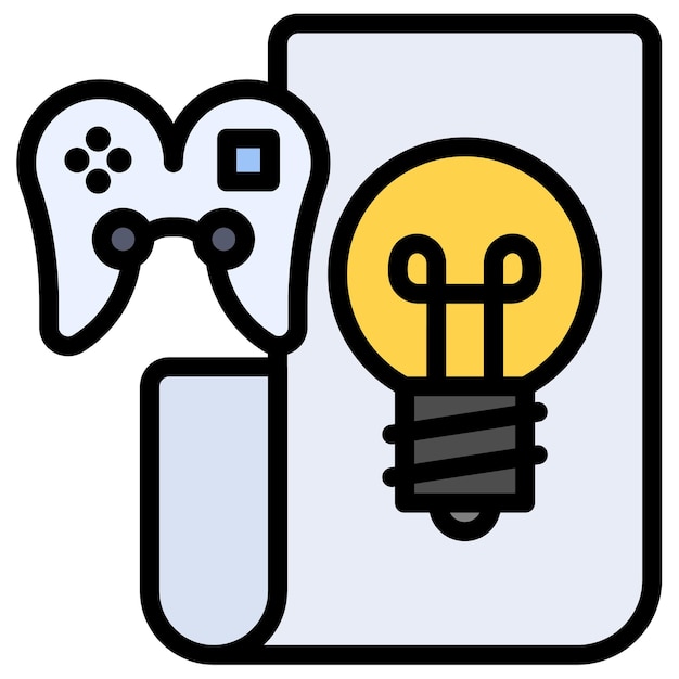 Game Concept icon vector image Can be used for Game Design
