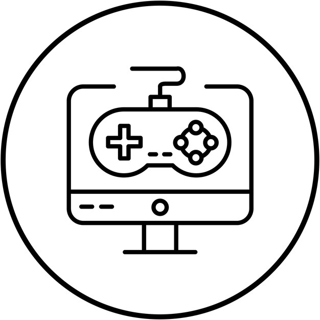 Game Console icon vector image Can be used for Technology