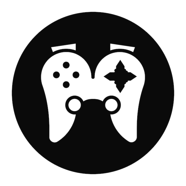 game controller icon vector image can be used for game design