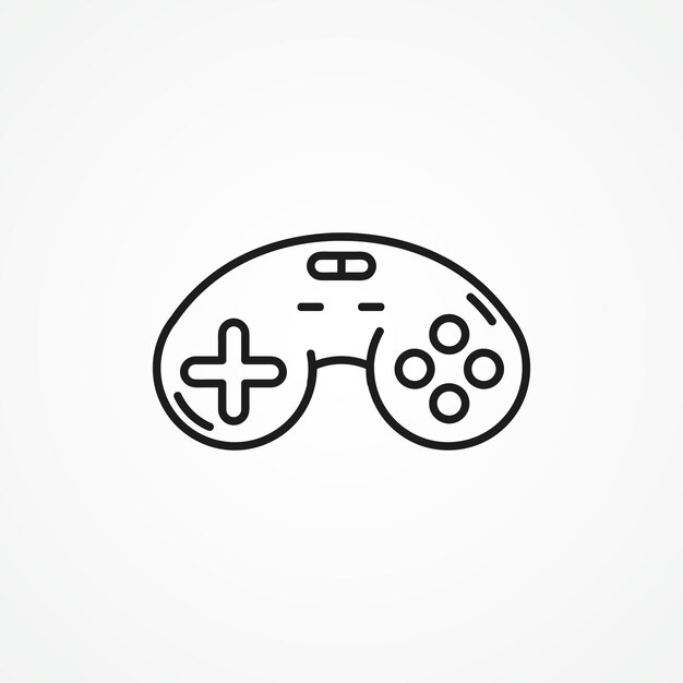 Game controller line icon joystick line icon gamepad line icon