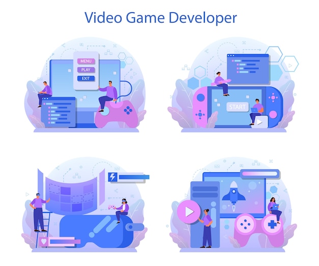 Game development concept set