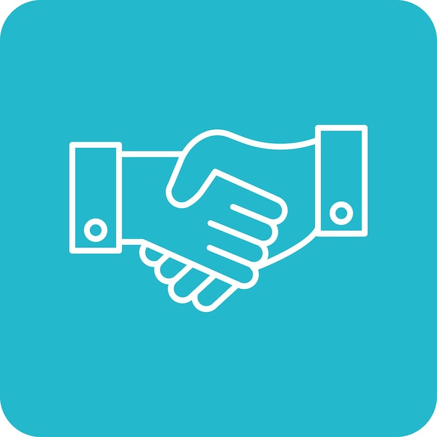 Game Handshake vector icon Can be used for Online Game iconset
