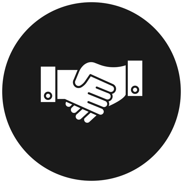 game handshake vector icon can be used for online game iconset