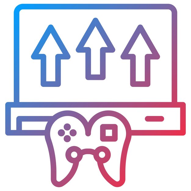 game publishing icon vector image can be used for game design