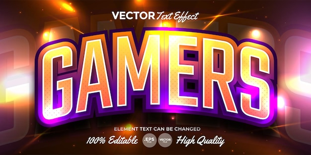 Gamers Text Effect