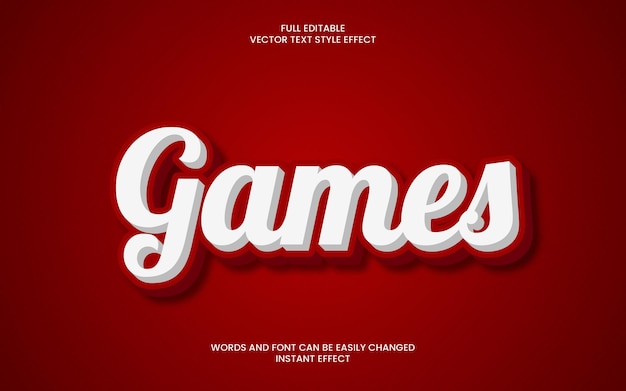 Games Text Effect