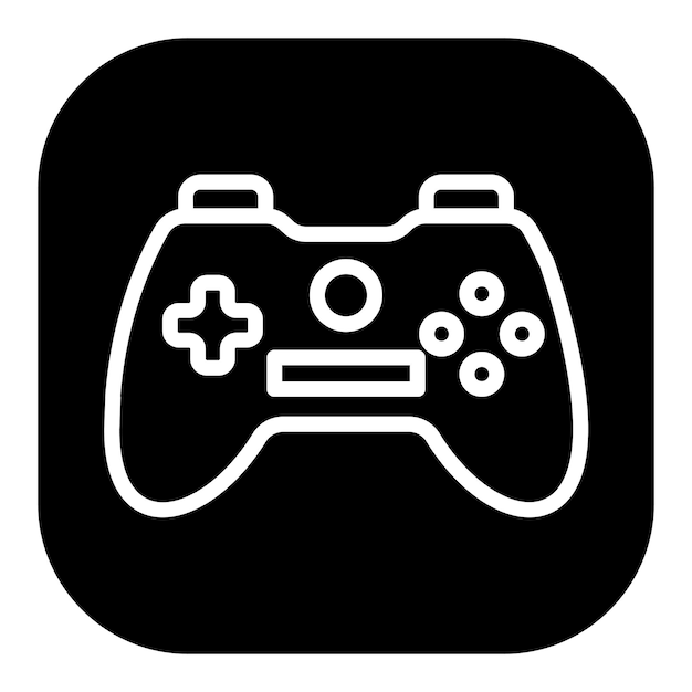 gaming console vector icons