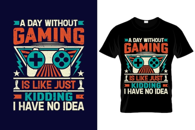Gaming tshirt design vintage gaming tshirt design