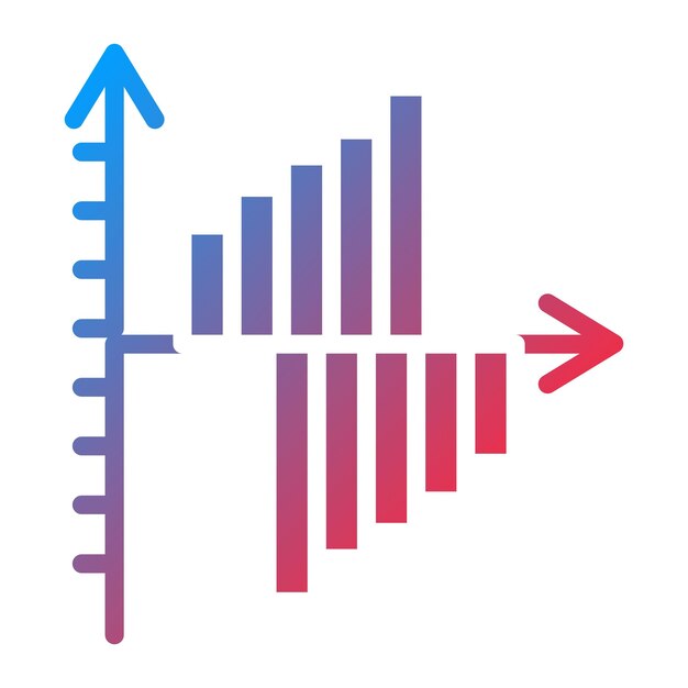 gantt chart icon vector image can be used for project assesment