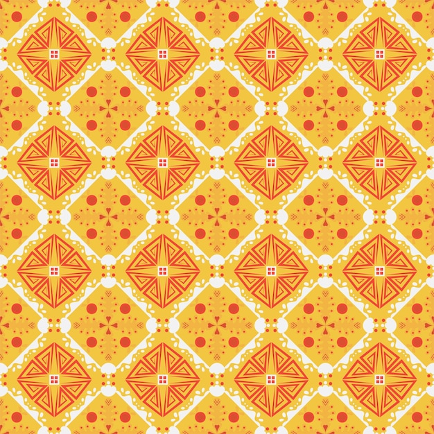 garden nature seamless pattern floral background damask aboriginal ornament art