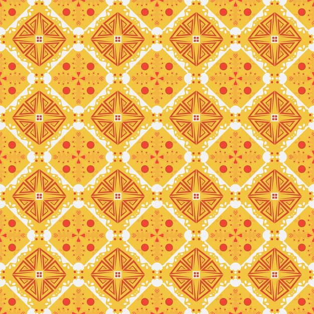 garden nature seamless pattern floral background damask aboriginal ornament art