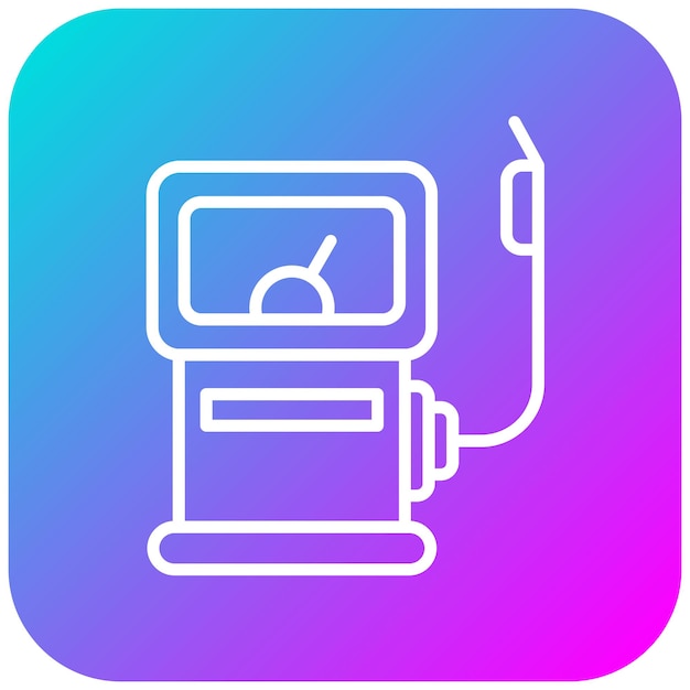 Gas Station vector icon Can be used for Map and Navigation iconset