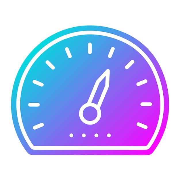 Gauge vector icon Can be used for Industrial Process iconset