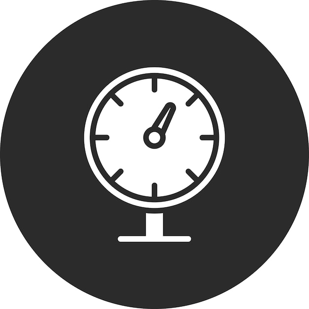 Gauge vector icon illustration of Petrol Industry iconset