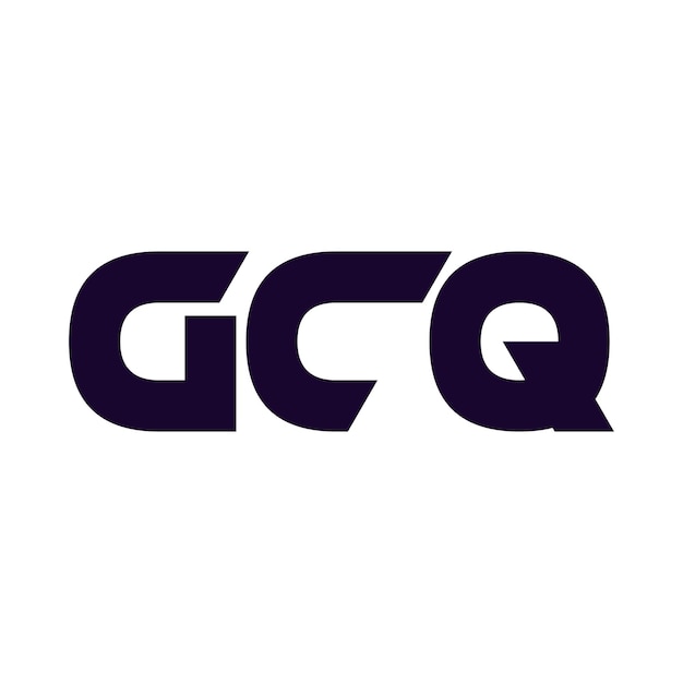 GCQ creative abstract letter initial symbol icon vector logo design