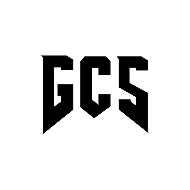 GCS letter logo design for technology company GCS logo design black and white color combination GCS logo GCS vector GCS design GCS icon GCS alphabet GCS typography logo design