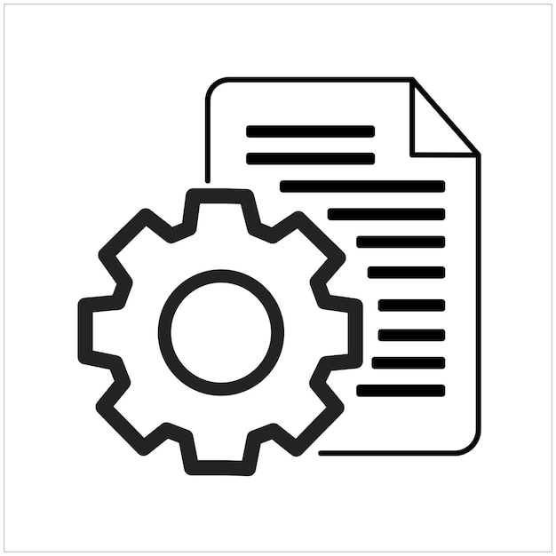 Gear and Document Icon Configuration and Management