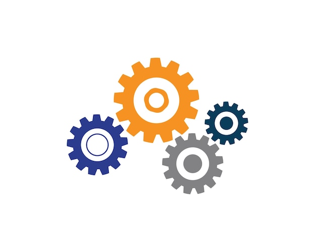 Gear Logo Template vector icon illustration design vector