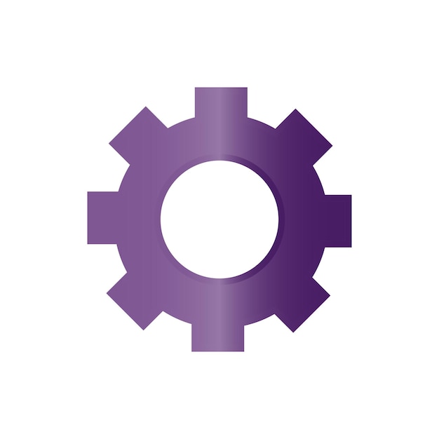 gear transmission icon vector template logo trendy collection flat design