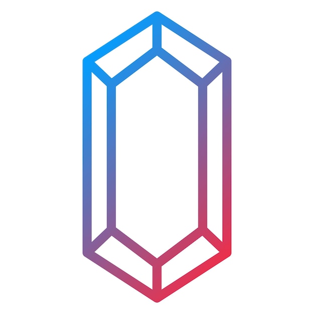 gem icon vector image can be used for fairytale