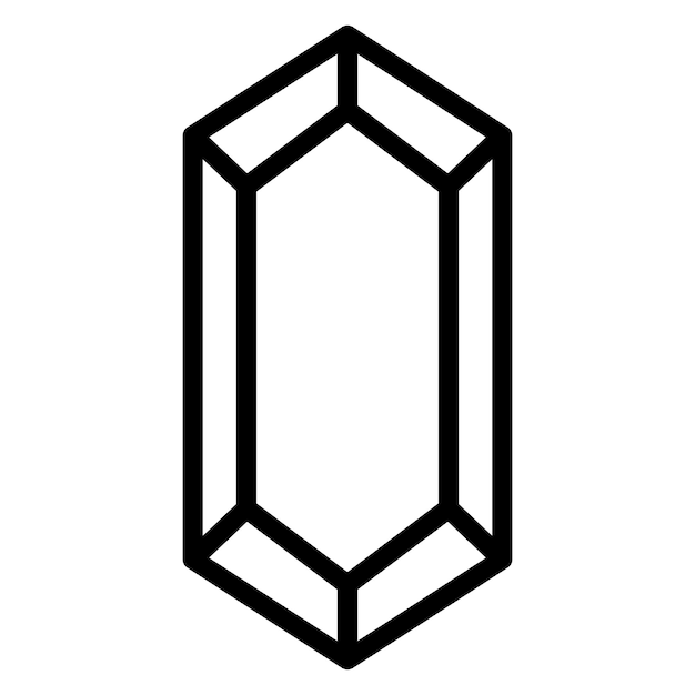 gem icon vector image can be used for fairytale
