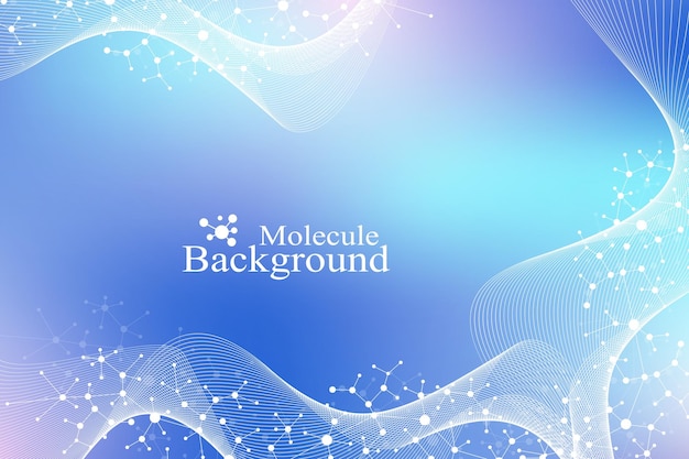 genetic engineering and gene manipulation vector illustration concept dna molecule or atom