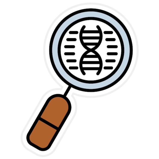 genetic finding icon vector image can be used for bioengineering
