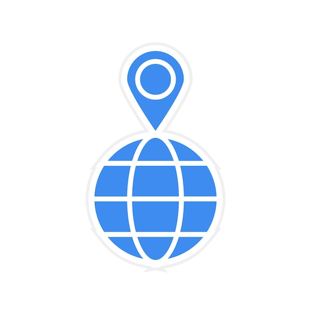 Geolocation icon vector image Can be used for Logistics