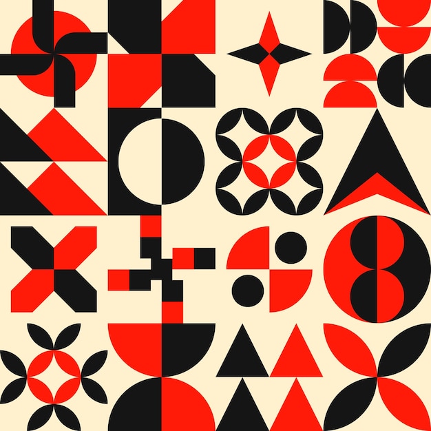 Geometri minimalistisk konstverk affisch med enkel form och figur