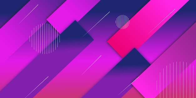 Geometric abstract background overlaps layer on bright decoration Minimalist modern graphic design