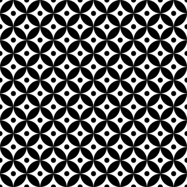 Geometric circle seamless star vector pattern. Abstract texture for textile.