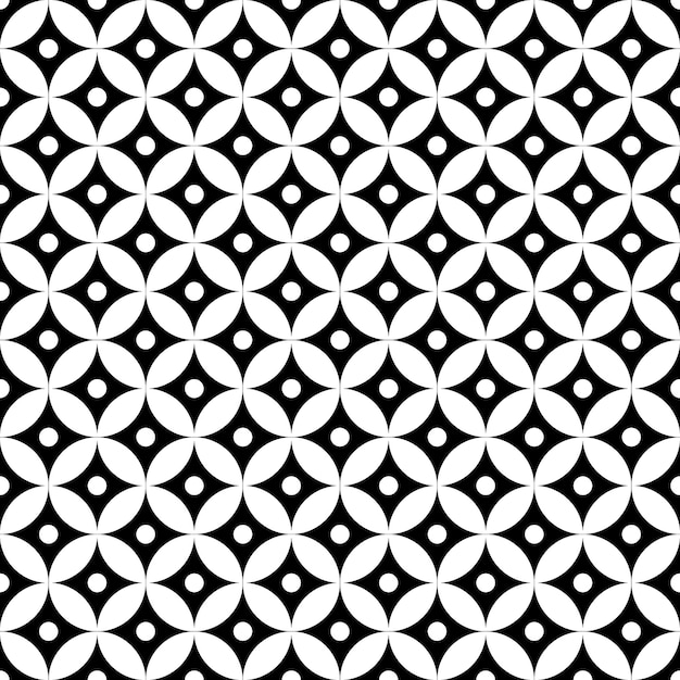 Geometric circle seamless star vector pattern. Abstract texture for textile.