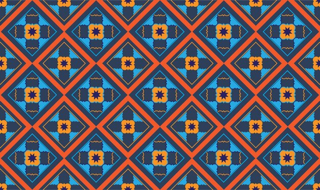 Geometric ethnic oriental seamless pattern traditional Design for background,carpet,wallpaper,