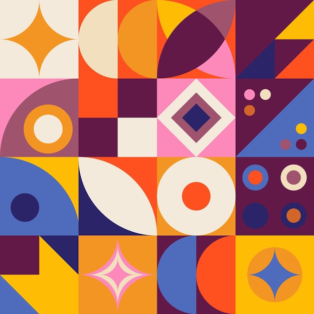 geometric Flat background