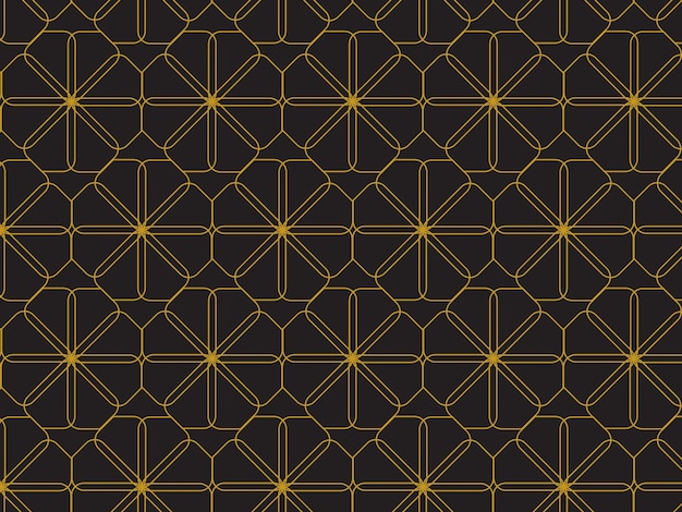Geometric Gold Pattern Background