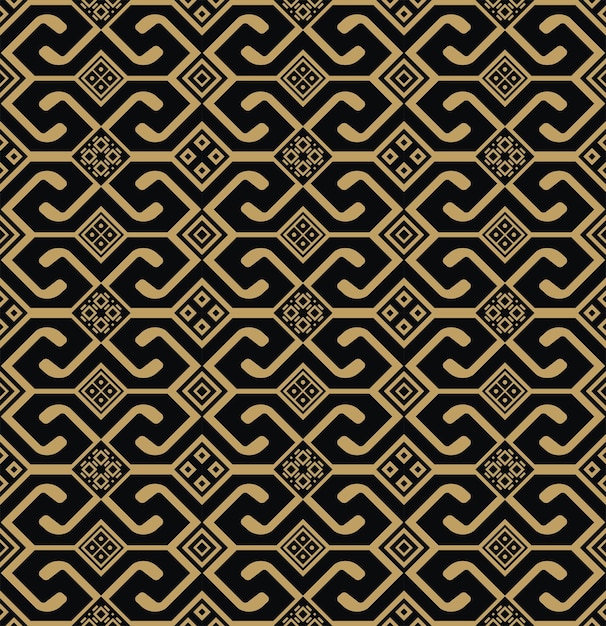 Geometric Gold Pattern Background