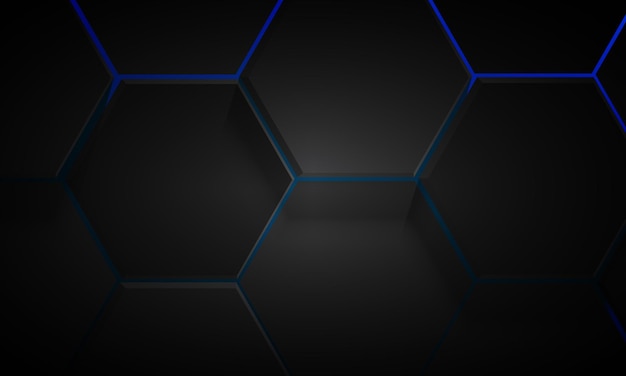 Geometric hexagon pattern on background