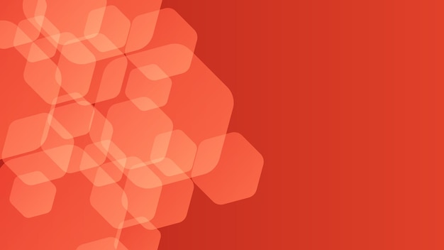 geometric pale red abstract background hexagonal shapes with gradient and light composition