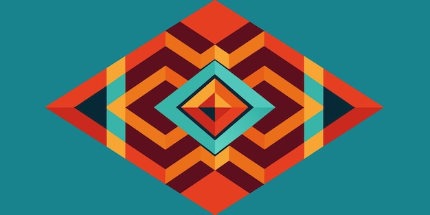 Geometric Pattern Background Vector Illustration