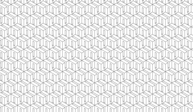 Geometric pattern seamless Trendy design vector background for web backdrop or paper print