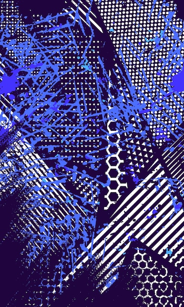 geometric pattern textured background with abstract grunge brush strokes for sublimation jersey
