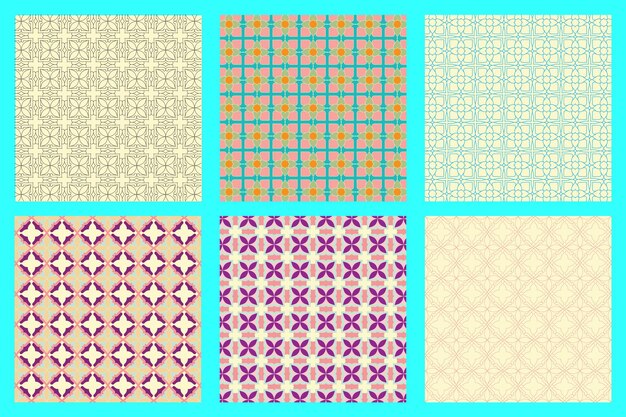 Geometric seamless Pattern Background Page