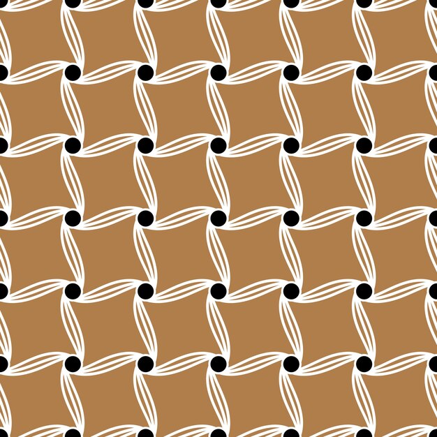 geometric seamless pattern with intertwined bands wrapping paper tiling abstract background