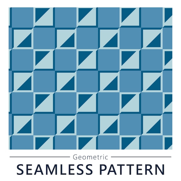 Geometric seamless vector pattern