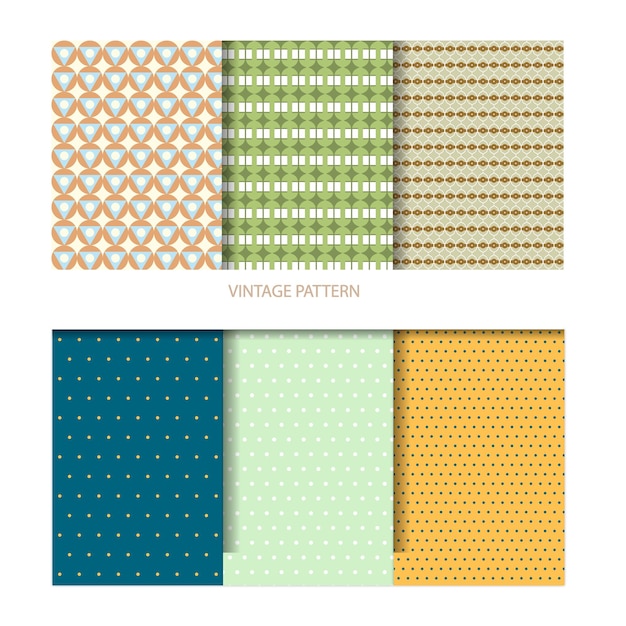 geometric set of seamless gray and white patterns simple vector graphics