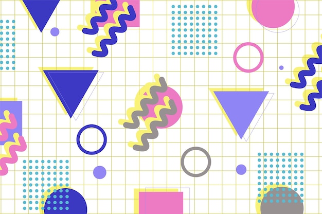 geometric shape flat background